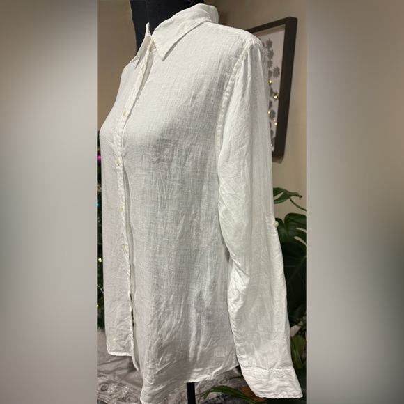 Ralph Lauren Linen Button Down Shirt - Picture 5 of 8